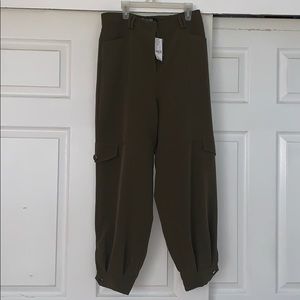 Olive green cargo pants